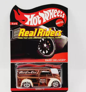 HOT WHEELS RLC REAL RIDERS ORANGE DAIRY DELIVERY