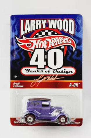 HOT WHEELS LARRY WOOD 40 YEARS OF DESIGN PURPLE A-OK #5949