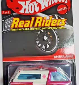 HOT WHEELS RLC REAL RIDERS PINK AMBULANCE