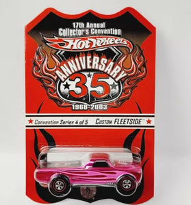 HOT WHEELS 17TH CONVENTION PINK CUSTOM FLEETSIDE #4304