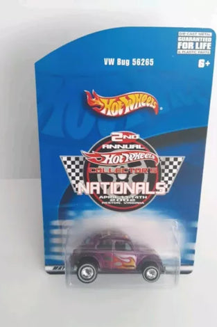 HOT WHEELS 2ND NATIONALS PURPLE VOLKSWAGEN BUG w/RR'S 1/4000
