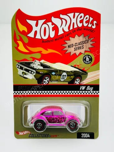 HOT WHEELS RLC NEO CLASSICS PINK VOLKSWAGEN BUG
