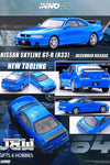 Inno64 Nissan Skyline GT-R R33 Blue