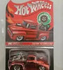 HOT WHEELS HOLIDAY CAR RED CUSTOM '56 FORD F100 PICKUP