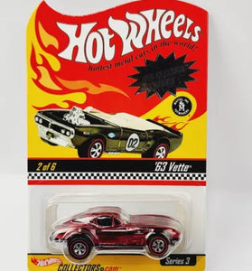 HOT WHEELS RLC NEO CLASSICS RED '63 VETTE