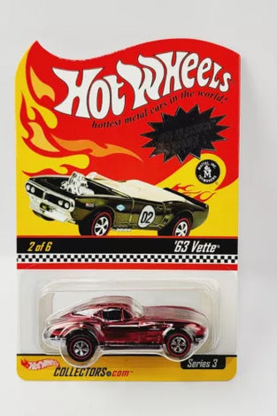 HOT WHEELS RLC NEO CLASSICS RED '63 VETTE