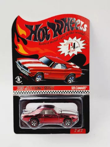 HOT WHEELS RLC RED '69 CAMARO