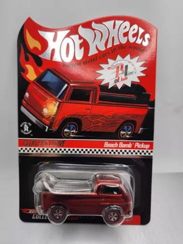 HOT WHEELS RLC RED BEACH BOMB PICKUP