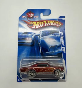 2009 HOT WHEELS COLLECTOR EDITION RED 1967 PONTIAC GTO w/RR'S