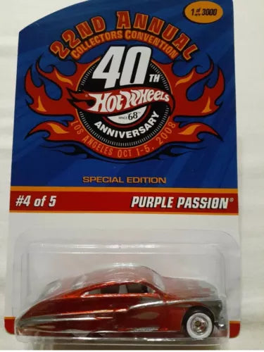 ホットウィール 22nd コンベンション パープル パッション HOT WHEELS 22ND CONVENTION RED PURPLE PASSION 1/3000