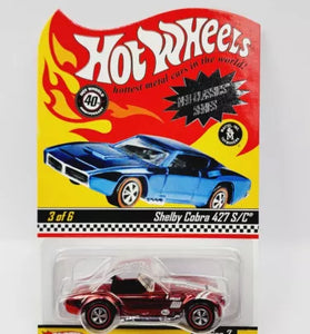 HOT WHEELS RLC NEO CLASSICS RED SHELBY COBRA 427 S/C