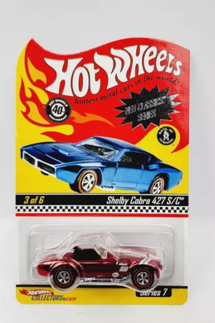 HOT WHEELS RLC NEO CLASSICS RED SHELBY COBRA 427 S/C