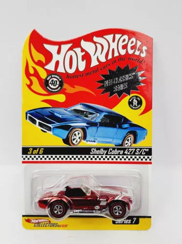 HOT WHEELS RLC NEO CLASSICS RED SHELBY COBRA 427 S/C