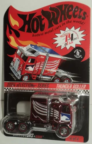 HOT WHEELS RLC RED THUNDER ROLLER SEMI