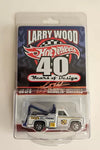 HOT WHEELS LARRY WOOD 40 YEARS OF DESIGN WHITE RAMBLIN' WRECKER #743