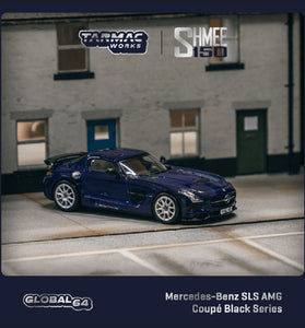 Tarmac Works 1:64 Mercedes-Benz SLS AMG Coupé Black Series SHMEE150 – Blue