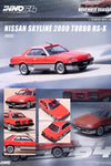 INNO64 1:64 NISSAN SKYLINE 2000 TURBO RS-X (DR30) RED/BLACK