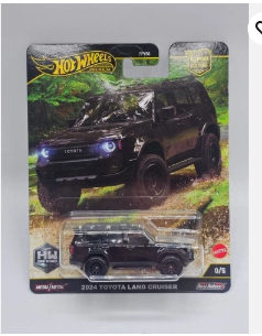 HOT WHEELS OFF ROAD 2024 TOYOTA LAND CRUISER BLACK CHASE