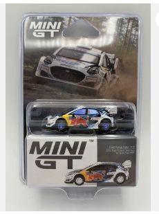MINI GT #1074 - CHASE - FORD PUMA RALLY1 #16 2024 RALLY FINLAND M-SPORT WRT