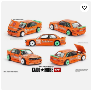 KAIDO HOUSE #177 ORANGE BMW M3 SEALED
