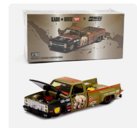 KAIDO HOUSE #127 RED w/FLAMES CHEVROLET SILVERADO DUALLY SEALED
