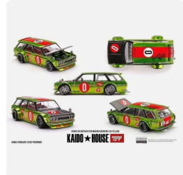 KAIDO HOUSE #164 DATSUN 510 WAGON OG FLO YELLOW SEALED