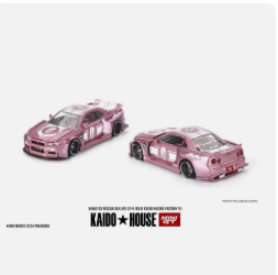 KAIDO HOUSE #128 PINK NISSAN SKYLINE GT-R (R34) SEALED