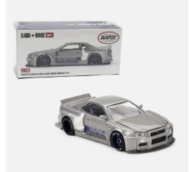 KAIDO HOUSE #143 SILVER NISSAN SKYLINE GT-R (R34) SEALED