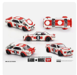 KAIDO HOUSE #211 WHITE NISSAN SKYLINE 2000GT-R KPGC10 SEALED