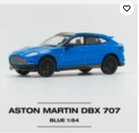 Pop Race Aston Martin DBX 707 - Blue 1:64 Scale Diecast Car PR640031