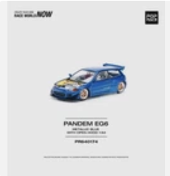 Pop Race Blue Pandem Civic EG6 - PR64-174