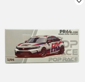 Pop Race PR64-30 Hong Kong Honda Civic Type-R FL5 HRC 1:64