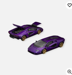 Pop Race 293 Lamborghini Countach LPI 800-4 Viola Hong Kong Toycar Salon 2025