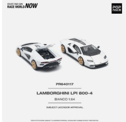 Pop Race 1:64 Lamborghini Countach LPI 800-4 White PR64-117