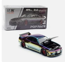 Pop Race Xcartoys 1:64 Nissan Skyline GT-R R33 Magic Color APAxpo 2025 PR640427