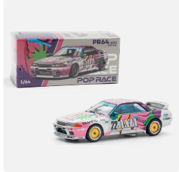 Pop Race 1:64 Nissan GTR R32 JTC 1991 Group A #22 AXIA #103