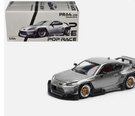 Pop Race PR640235 1/64 Toyota Pandem GR86 Silver Metallic