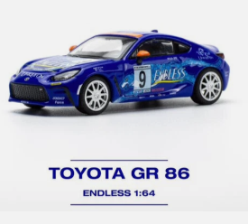 Pop Race Toyota GR 86 - Endless 1:64 Scale Diecast Car PR640025