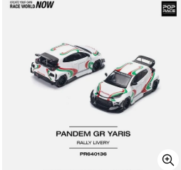 POP Race PR64-136 Toyota Pandem GR Yaris Rally 1/64