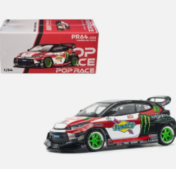 Pop Race Toyota Pandem GR Yaris Daigo Saito 1/64 PR640106
