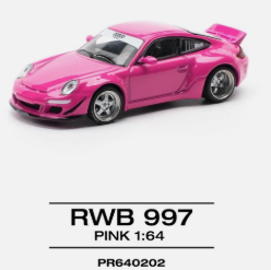 POP RACE PR-64-102 PINK RWB 997 PORSCHE