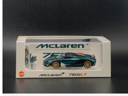 CM Model McLaren 765LT Metallic Green with Black Top w/EXTRA WHEELS