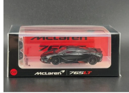 CM MODEL McLaren 765LT MATTE BLACK w/EXTRA WHEELS