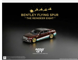 MINI GT #285 BENTLEY FLYING SPUR "REINDEER EIGHT"