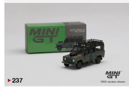 MINI GT #237 LAND ROVER DEFENDER 110 MILITARY CAMOUFLAGE