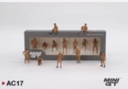 MINI GT #AC17 CAMEL TROPY CREW FIGURE SET