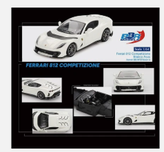 BBR MODELS WHITE FERRARI 296 GTB