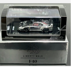 INNO 64 CHROME SILVER FERRARI F40 SEALED