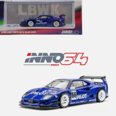 INNO 64 BLUE LBWK FERRARI F40 TOKYO AUTO SALON 2024 PILOT