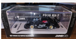 INNO 64 BLACK COCA COLA MAZDA RX-7 LB SUPER SILHOUETTE